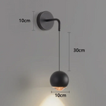 Voici Le Titre Transformé: Applique Murale Nordique Élégante Lumière Design Wd345-Noir /