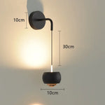 Voici Le Titre Transformé: Applique Murale Nordique Élégante Lumière Design Wd347-Noir /