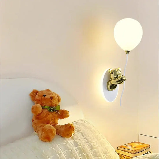 Voici Le Titre Transformé: Applique Murale Ours Doré Lumineux Déco Chambre