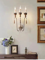 Voici Le Titre Transformé: Applique Murale Rétro Bois Vintage Campagne Chambre