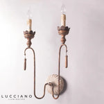 Voici Le Titre Transformé: Applique Murale Rétro Bois Vintage Campagne Chambre