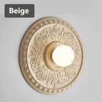 Voici Le Titre Transformé: Applique Murale Rétro Élégante Vintage Design Beige / Blanc Chaud