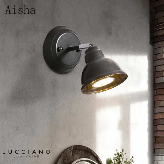 Voici Le Titre Transformé: Applique Murale Rétro Métal Vintage Design Industriel Chambre