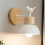 Voici Le Titre Transformé: Applique Murale Scandinave Minimaliste Oiseau Design A - Blanc Chambre