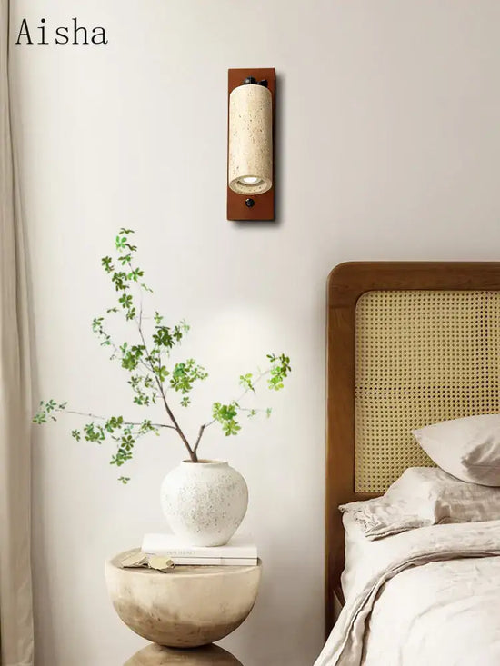 Voici Le Titre Transformé: Applique Murale Vintage Artisanale Naturelle Élégante Chambre