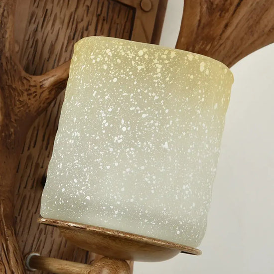 Voici Le Titre Transformé: Applique Murale Vintage Bois Élégante Luxueuse Chambre