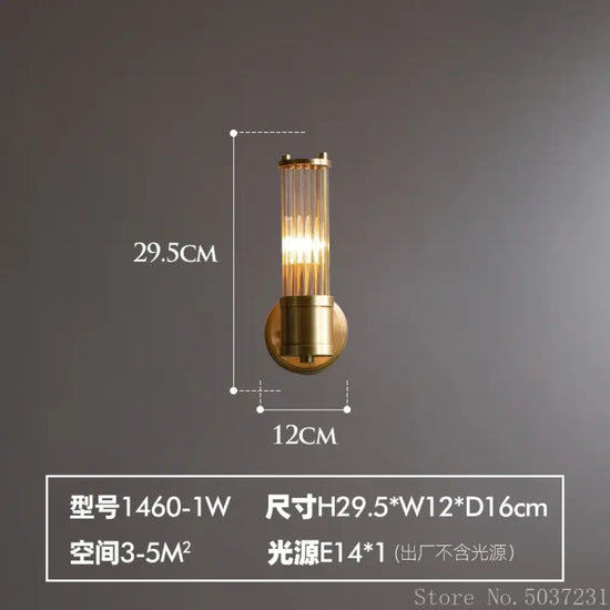 Voici Le Titre Transformé: Applique Murale Vintage En Élégant Cuivre Poli Tête Unique Chambre