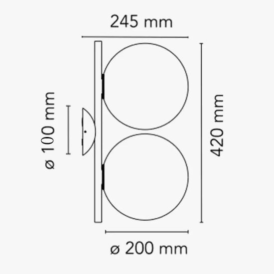 Voici Ma Proposition: Applique Murale Design Élégante Lumineuse Transparente Chambre