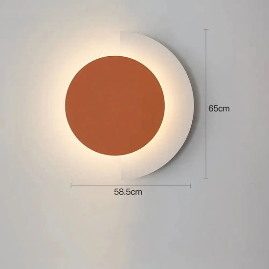 Voici Ma Proposition: Applique Murale Design Scandinave Épurée Lumineuse L Orange Chambre