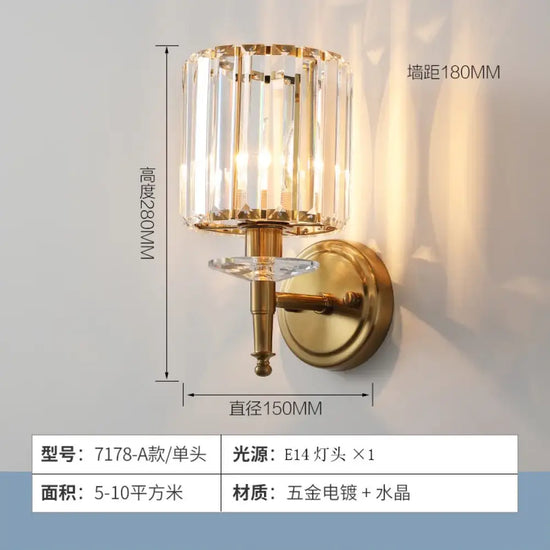 Voici Ma Proposition: Applique Murale En Cristal Luminosité Contemporaine Un Chambre