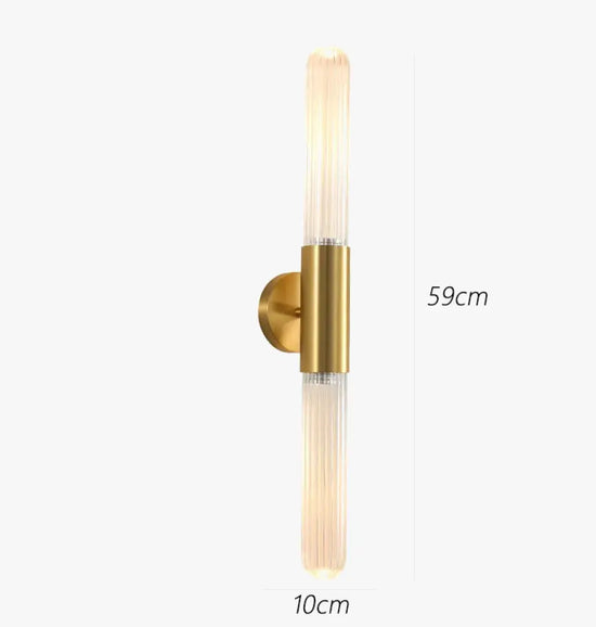 Voici Ma Proposition: Applique Murale En Verre Élégante Transparence Lumineuse Chambre