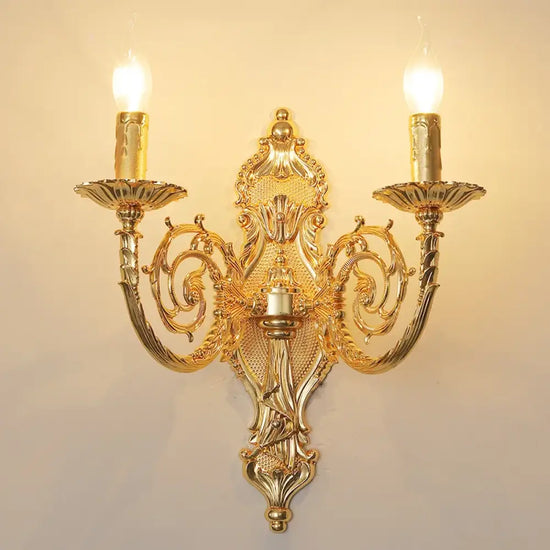 Voici Ma Proposition: Applique Murale En Zinc Et Cristal Lumineux Raffiné Ae Double Tête / Blanc