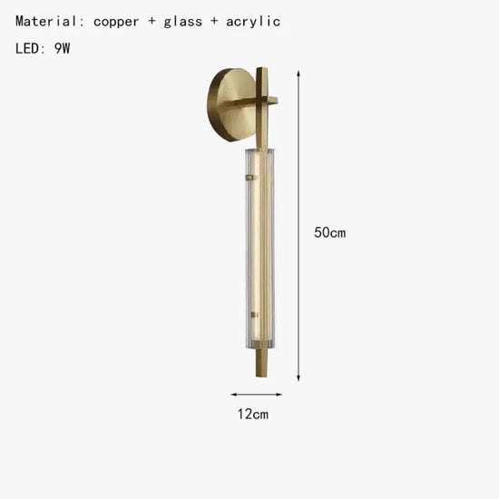 Voici Ma Proposition: Applique Murale Minimaliste Cuivrée Design Contemporain Élégant Chambre