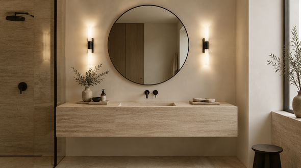 Éclairage de salle de bain : normes, volumes et indice IP