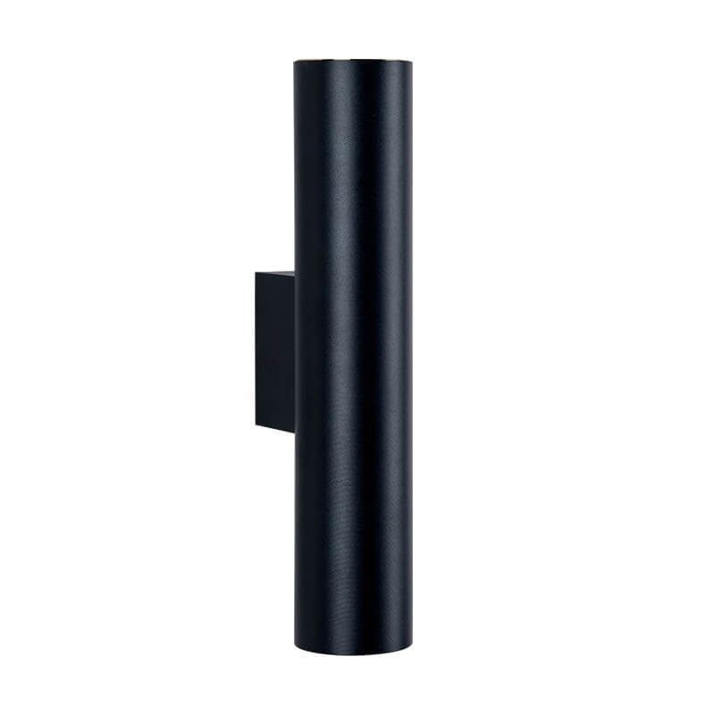 Applique murale cylindrique moderne à deux lumières LED