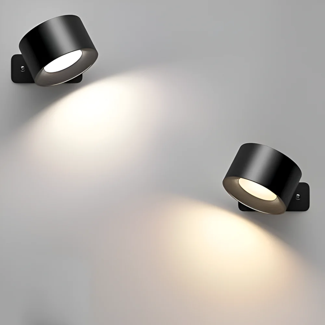 Applique murale LED moderne imitation bois à une lumière