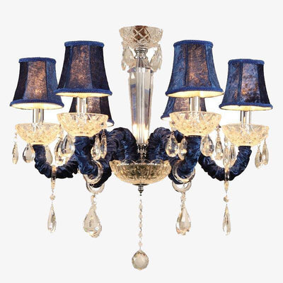 Élégant Lustre Baroque Lumineux Raffiné