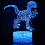 Lampe de chevet USB 3D Dinosaures