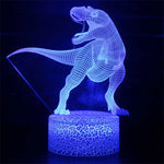 Lampe de chevet USB 3D Dinosaures