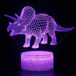 Lampe de chevet USB 3D Dinosaures