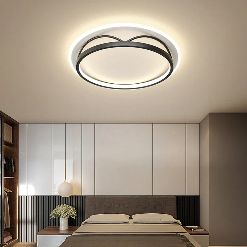 Lustre carré LED moderne élégant