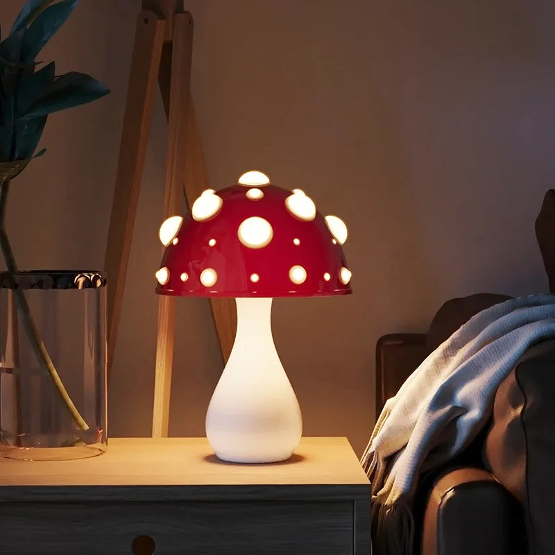 Lampe de chevet Champignon LED Originale