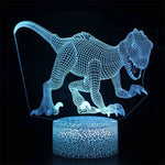 Lampe de chevet USB 3D Dinosaures