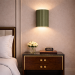 Applique chambre à coucher en dolomite striée vert