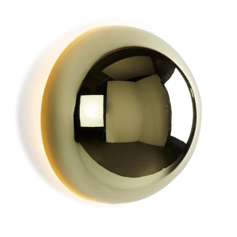 Applique murale Bauhaus avec globe en verre et LED à une lumière