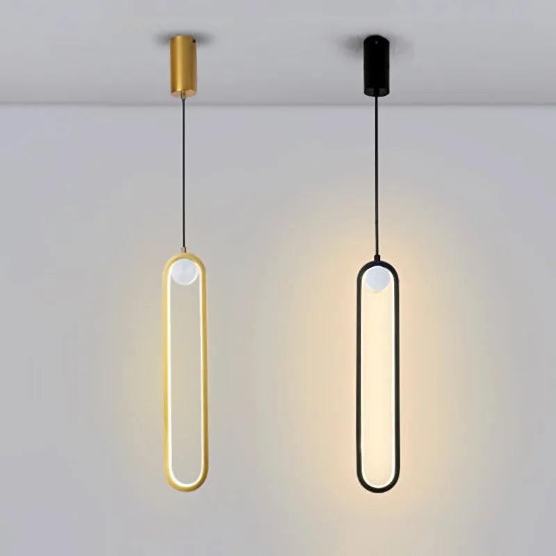 Lustre minimaliste chic lumineux