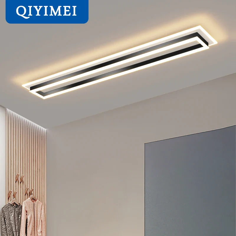 Lustre LED modulable contemporain élégant