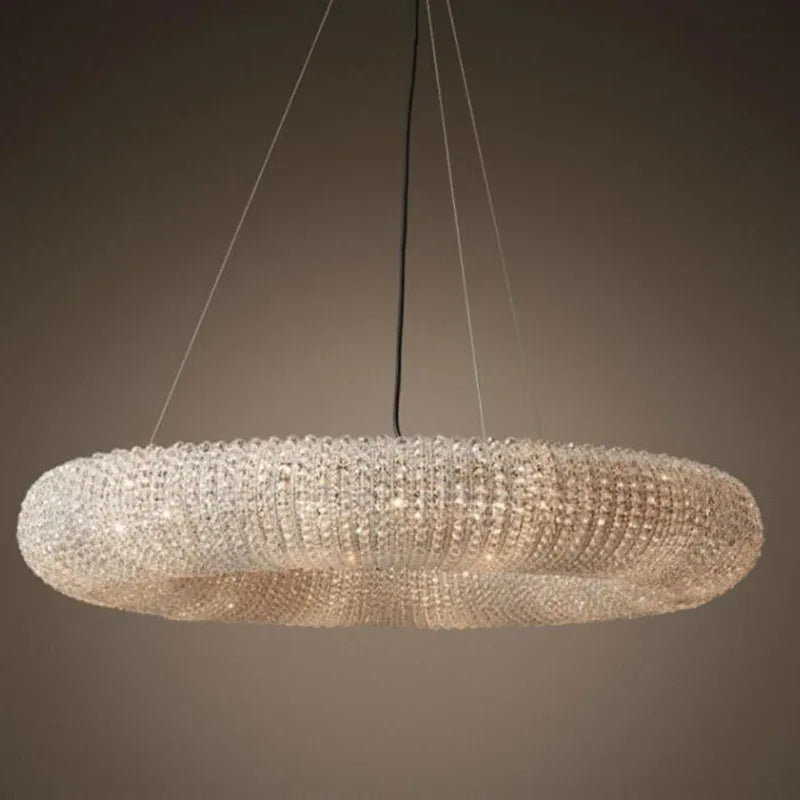 Lustre LED Cristal Moderne Luxe