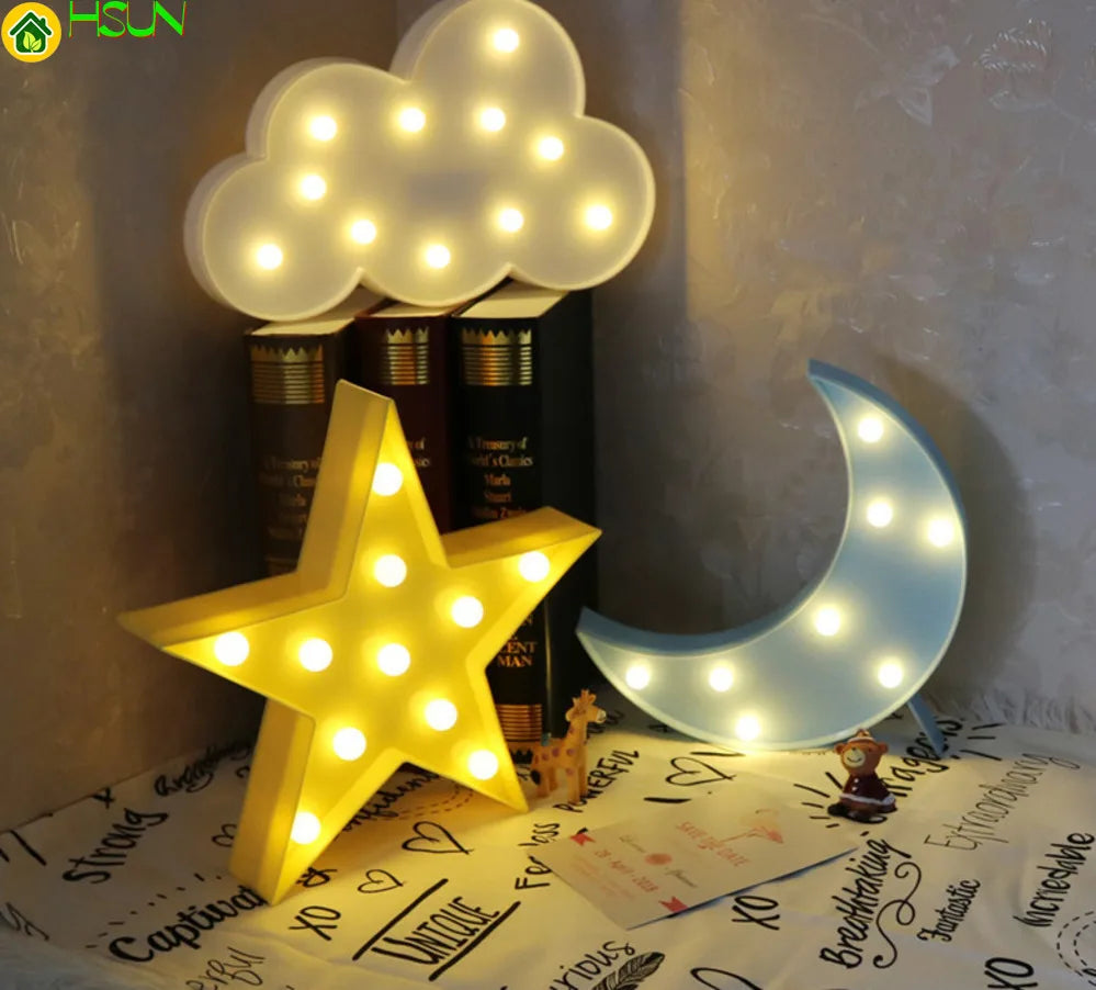 Lampe de chevet LED 3D Fantastique pour Enfants