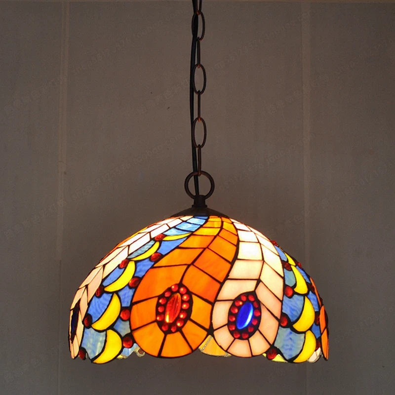 Lustre en lucite contemporain Tiffany