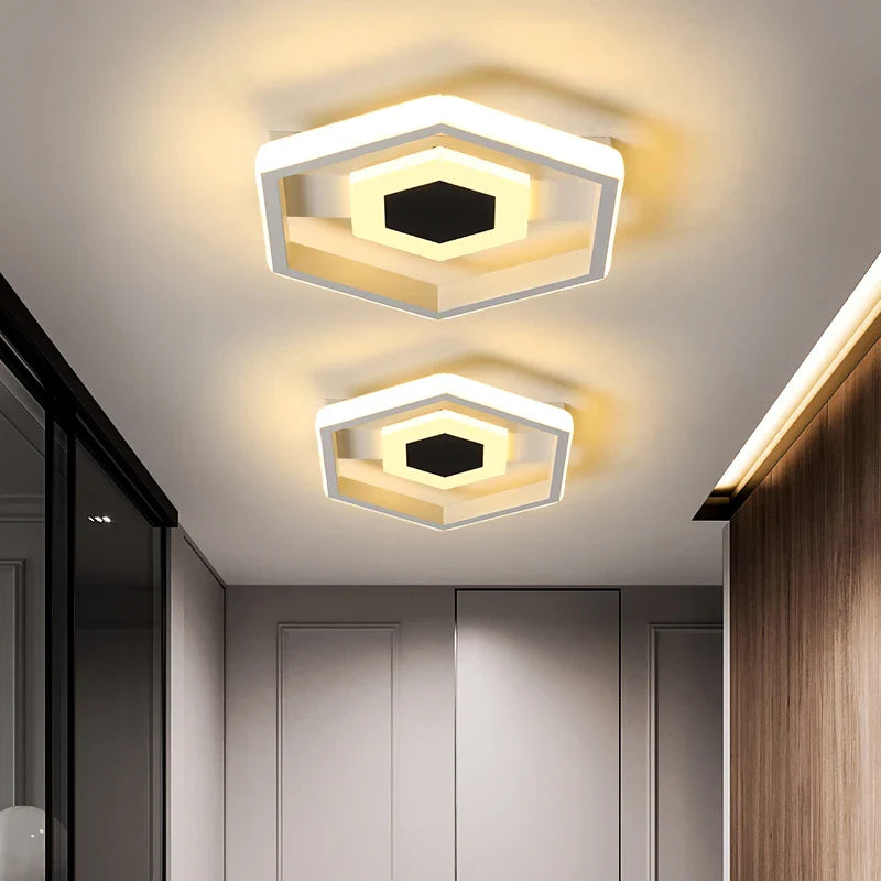 Plafonnier LED acrylique design moderne