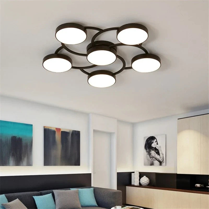 Lustre LED design contemporain