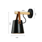 Lampe de chevet Murale Industrielle Cloche