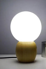 Lampe de chevet Bois en Forme de Boule