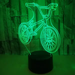 Lampe de chevet 3D Tactile Vélo