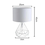 Lampe de chevet Industrielle Ronde