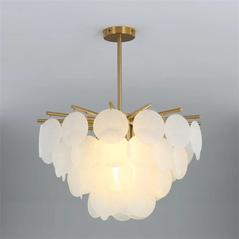 lustre moderne en verre pour un éclairage élégant et raffiné
