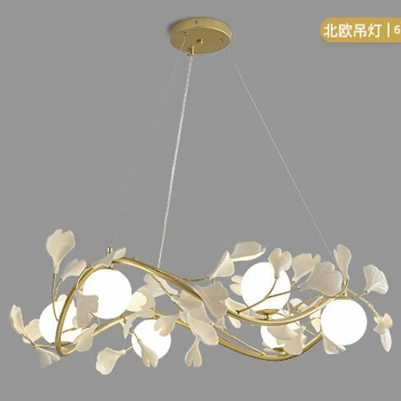 Lustre nordique design lumineux élégant