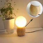 Lampe de chevet Bois en Forme de Boule