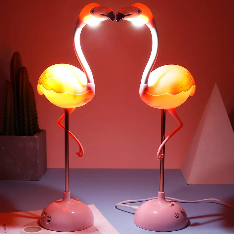 Lampe de chevet Flamant rose