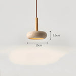 Lampe LED Suspendue en Pierre