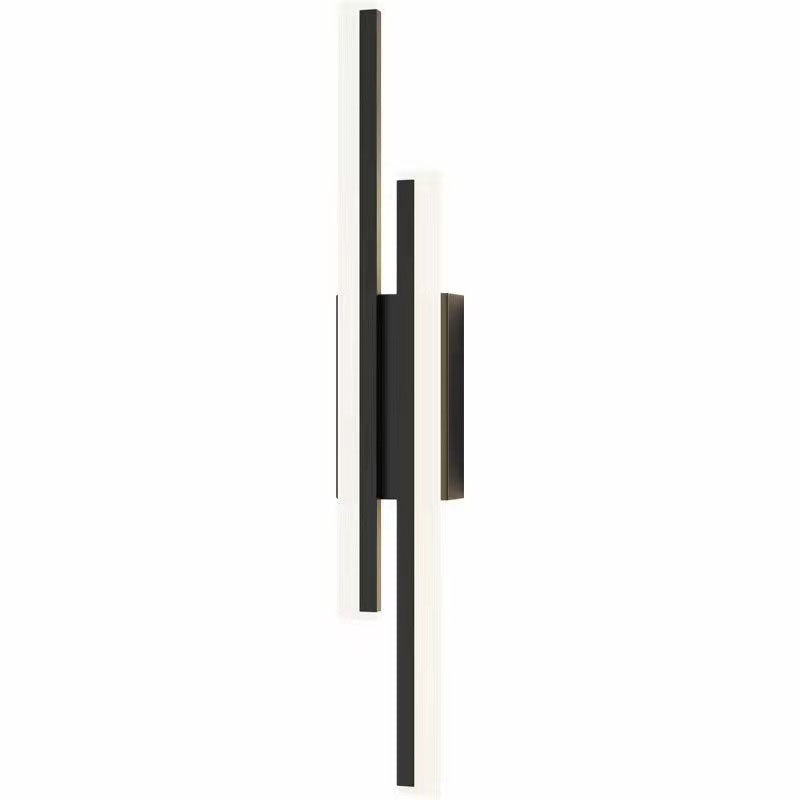 Applique murale moderne linéaire LED à deux lumières