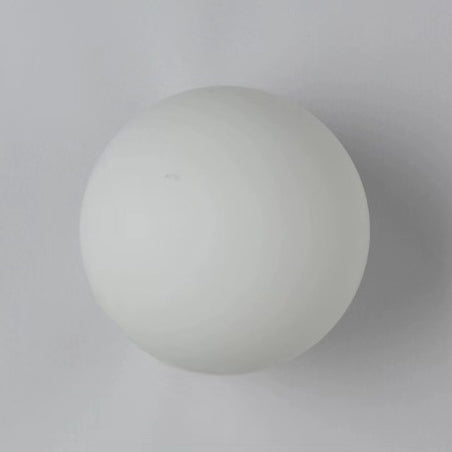 Applique murale minimaliste moderne avec globe en verre à une lumière