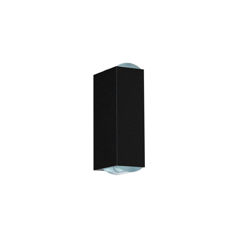 Applique murale moderne rectangulaire à LED, deux lumières
