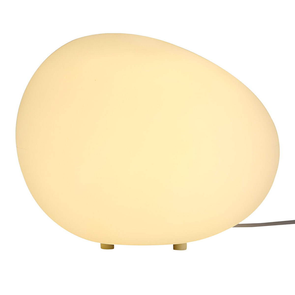 Lampe de table LED en forme de pierre nordique, une lumière