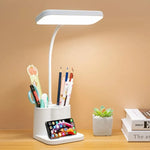 Lampe de bureau Blanche Liseuse Multifonction